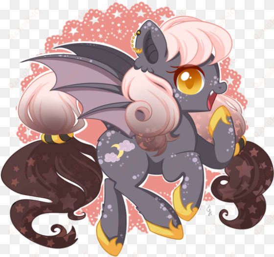 exceru-karina, bat pony, female, mare, oc, oc - cartoon