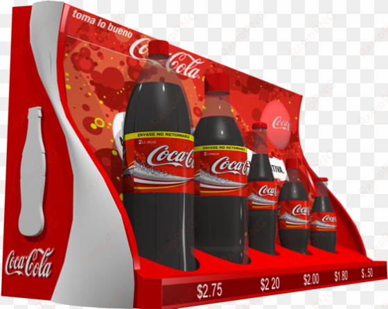 exhibidor coca cola