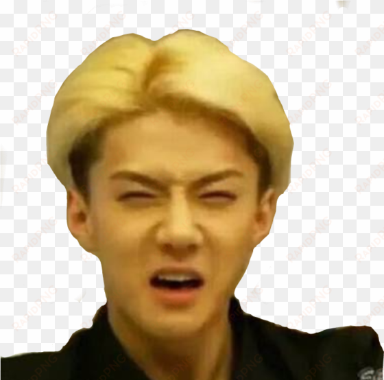 exo sehun meme face