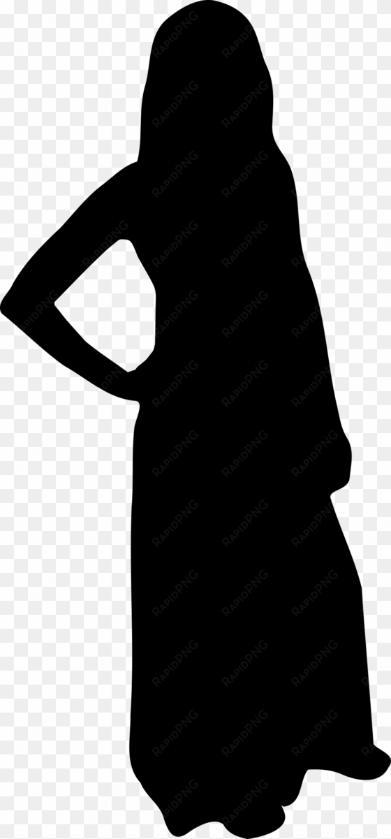 exotic clipart woman silhouette - muslim woman silhouette