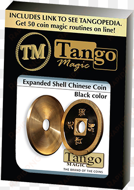 expanded chinese coin shell made in brass from tango - scotch and soda zaubertrick