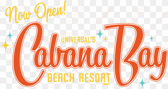 experience the excitement of universal orlando® resort - cabana bay beach resort logo