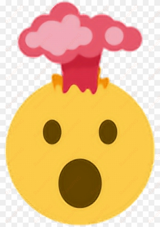 explode brain volcano shocked impressed emoji emoticon - volcano emoji