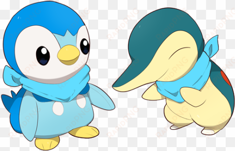 “explorers ” - pokemon piplup y cyndaquil