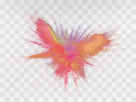 explosion of color png - color powder makeup explosion png