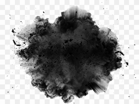 explosion texture png download - black color smoke png