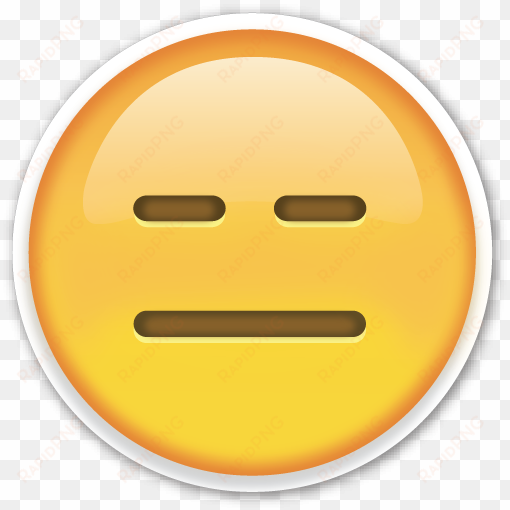 Expressionless Face Every Emoji, Emojis, Emoji Dictionary, - Expressionless Face Emoji Png transparent png image