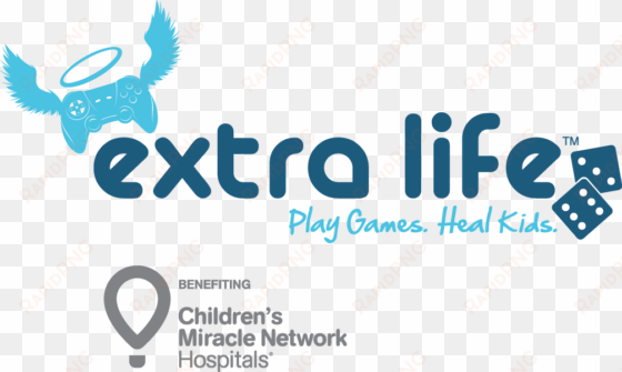 extra life cmnhosp blue - extra life logo transparent