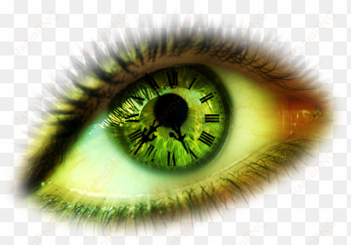 eye-030 - clock inside an eye