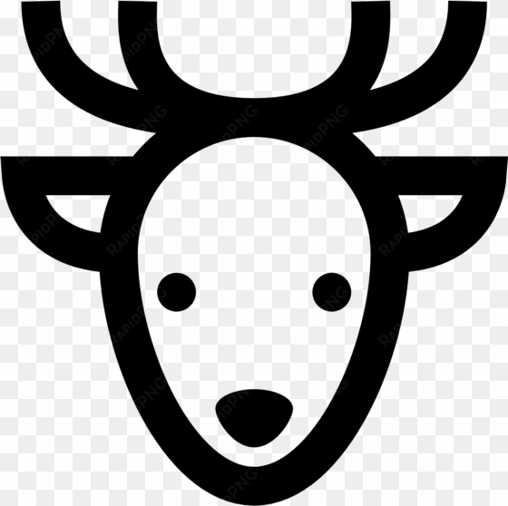 eye clipart reindeer - reindeer icon
