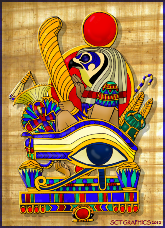 eye of horus art - eye of horus colors