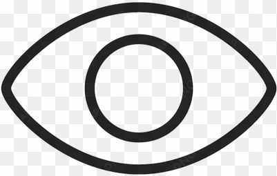 eye outline large - view
