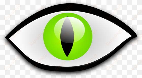 eye, reptile, cat's-eye, cat eye, cat, green, iris - cat eye clip art