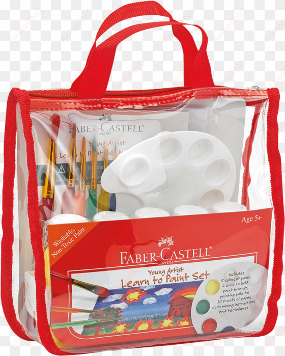 faber-castell young artist learn to paint set - creative kidstuff young artist learn to paint set