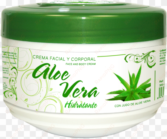 face and body cream with aloe vera 300 ml - bote crema aloe vera