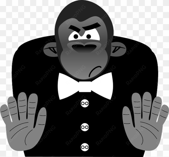 face, cartoon, ape, gorilla, animal, mammal, talking - gorilla clip art