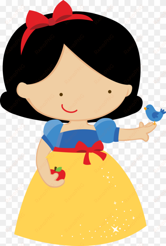 face clipart snow white - branca de neve cute png