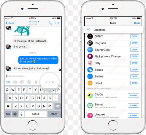 facebook figures out a way to make messenger more annoying - add files in messenger