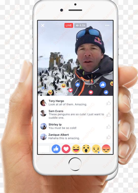 facebook live iphone x