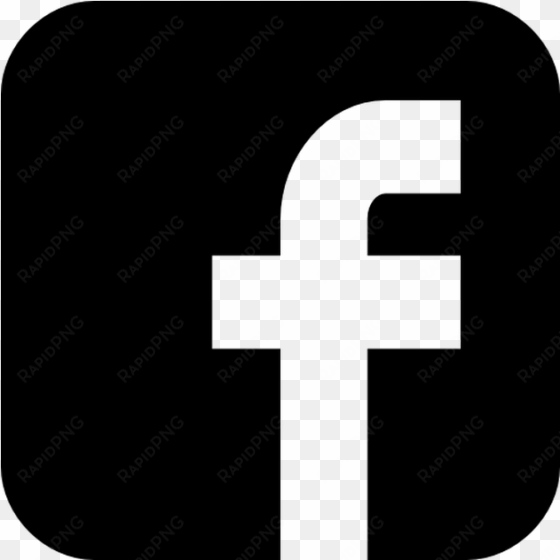 facebook logo png transparent image - facebook logo black