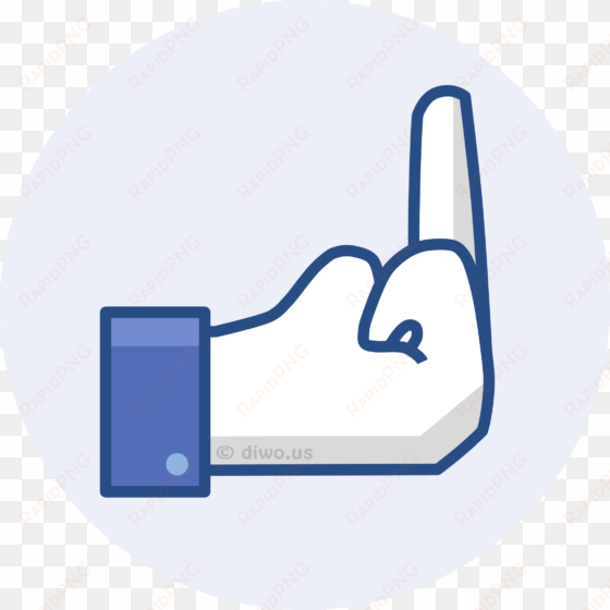 facebook reactions fuck off - fuck you facebook hand