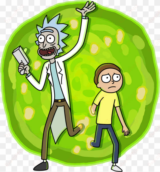 facebook stickers corey booth - portal rick and morty png
