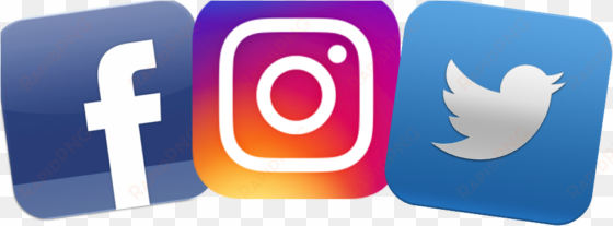 facebook twitter instagram logo png - fb twitter instagram logo