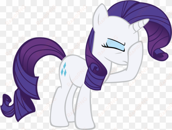 Facepalm Pony Facehoof Rainbow Dash Another Facehoof - Mlp Rarity Facehoof transparent png image