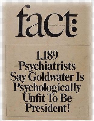 fact magazine article that prompted the controversy - herb lubalin