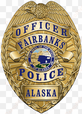 fairbanks police badge - hi resolution police badge