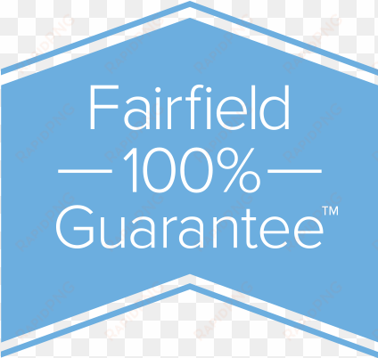 fairfield 100 percent guarantee logo - fairfield inn logo