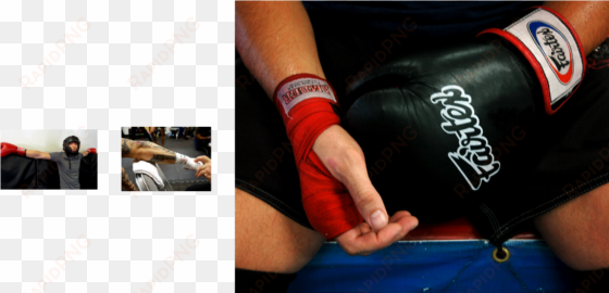 fairtex muay thai boxing training sparring gloves (black
