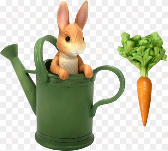 fairy garden peter rabbit and watering can fairies - peter rabbit and watering can