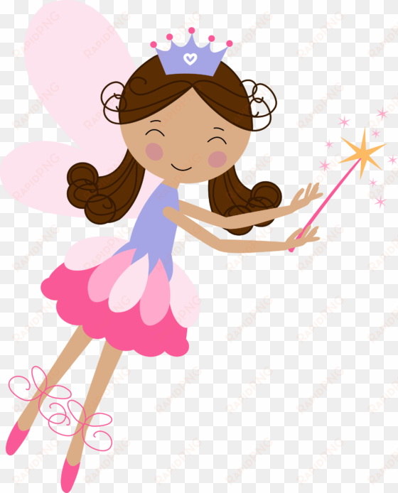fairy with magic wand silhouette png clip art - fairy clipart