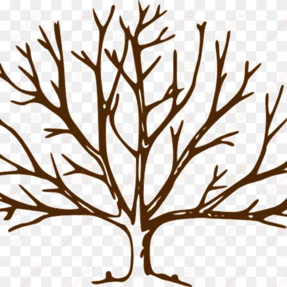 fall clipart bare fall tree - draw a tree with snow
