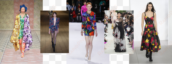 fall winter 2018, fall winter 2018 trends, floral trend - autumn