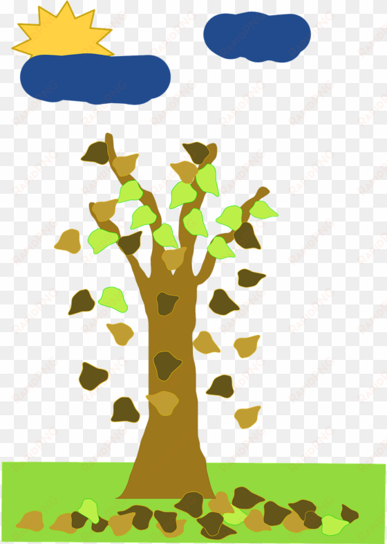 fall, without, leaf, tree, cartoon, from, free, trees - animated fall clip art