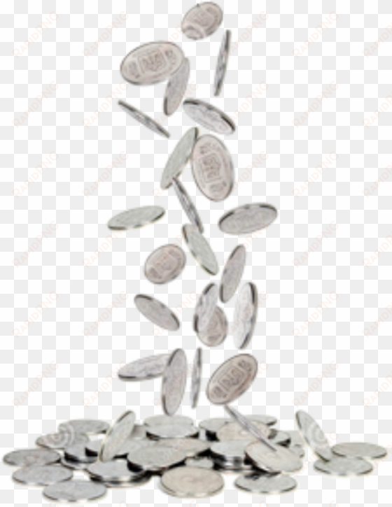 falling coins png - coins falling png file
