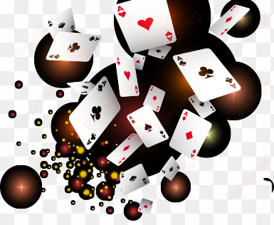 falling poker chips png - falling poker card png