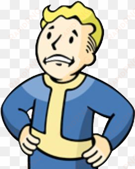 fallout clipart sad - fallout vault boy sad