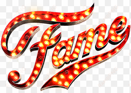 fame uk tour title treatment - fame musical png