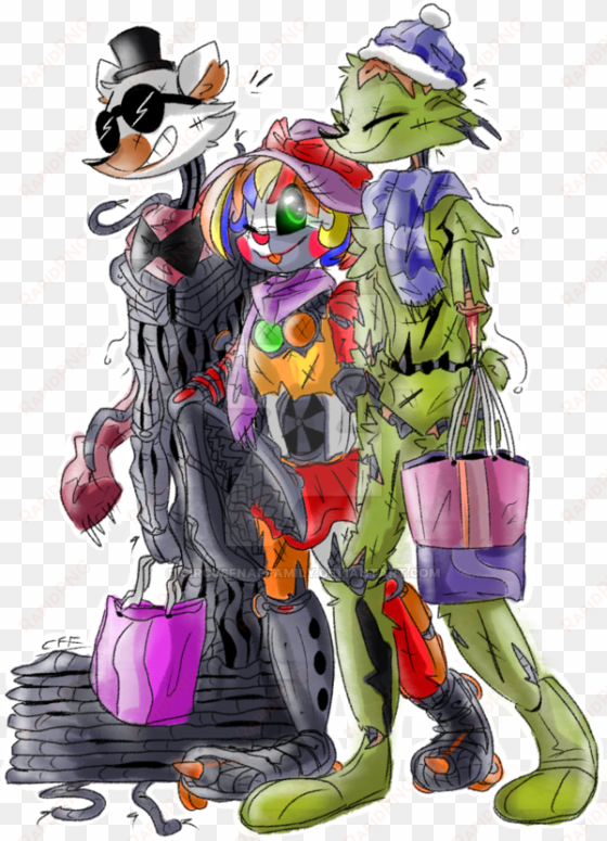 family drawing fnaf - fnaf 6