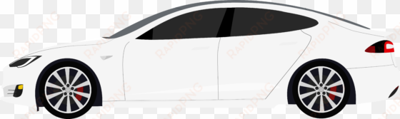 fan-made tesla cars & supercharger cliparts - tesla model x clip art