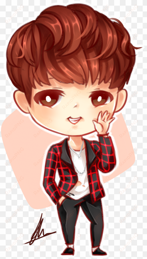 fanart of rapmon from bts continues crying - bts chibi war of hormones