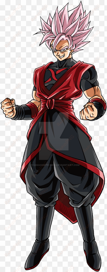 fanartbadass xeno goku black artwork by thanachote-nick - goku black xeno goku