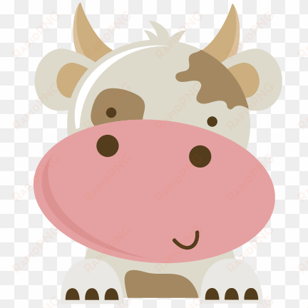 fancy cow face clipart cow svg file cow svg cut file - convite fazendinha rosa para editar