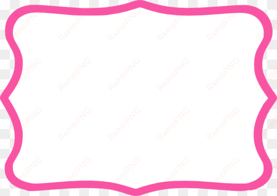 fancy frame border transparent - pink and black frame png