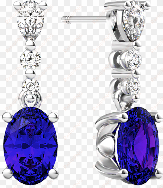 fancy shape diamond drop earrings - earring