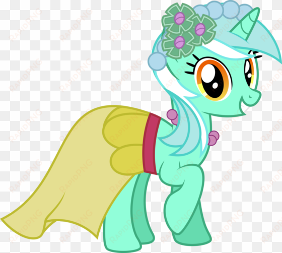 fanmade lyra heartstrings wedding bridemaid by anbolanos91 - my little pony lyra