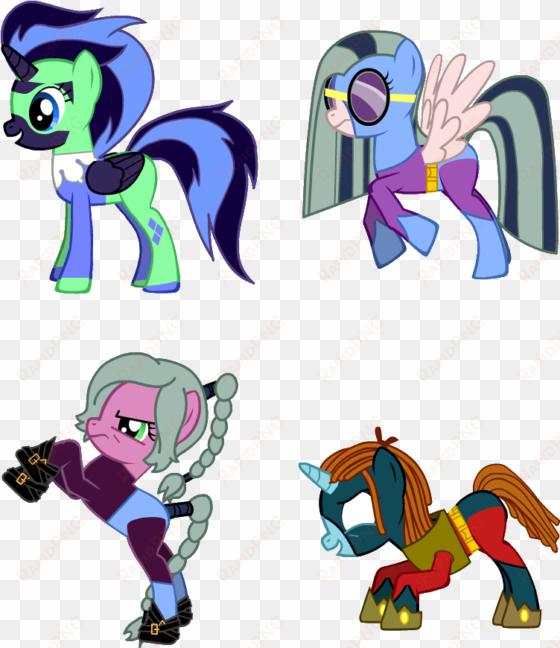 Fanmade Pony Superheroes - Mlp Superheroes transparent png image